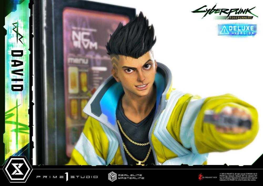 Cyberpunk: Edgerunners Real Elite Masterline David (Deluxe Ver.) 1/4 Scale Statue Gallery Image 31