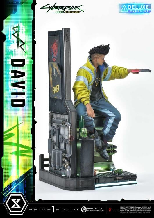 Cyberpunk: Edgerunners Real Elite Masterline David (Deluxe Ver.) 1/4 Scale Statue Gallery Image 16