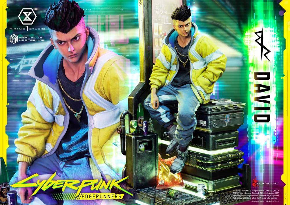 Cyberpunk: Edgerunners Real Elite Masterline David (Deluxe Ver.) 1/4 Scale Statue Gallery Image 82