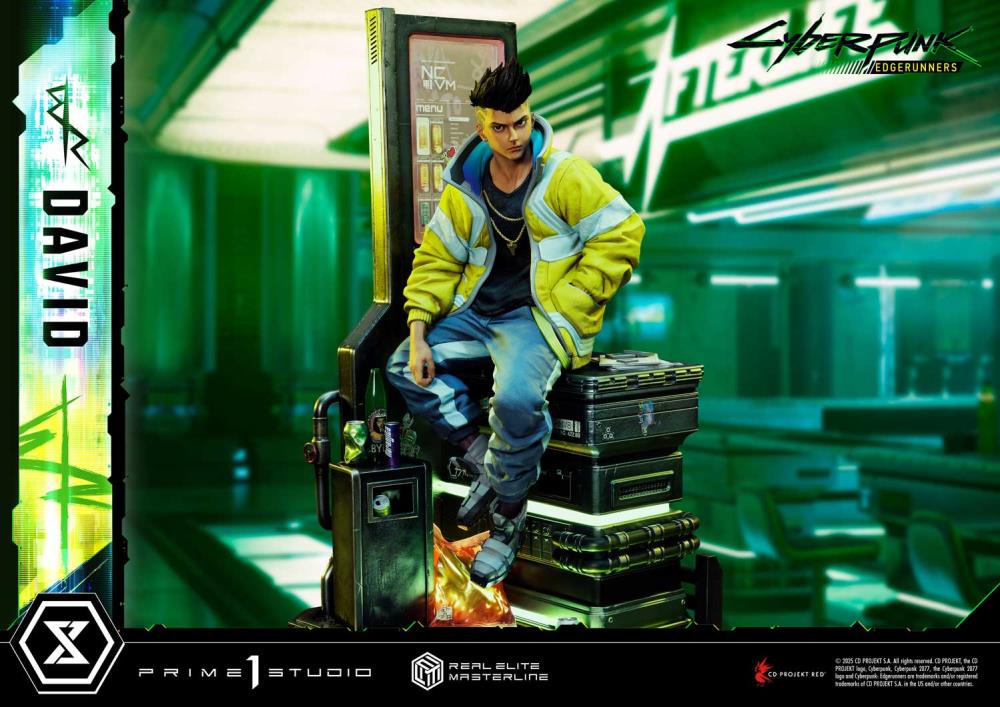 Cyberpunk: Edgerunners Real Elite Masterline David (Deluxe Ver.) 1/4 Scale Statue Gallery Image 48