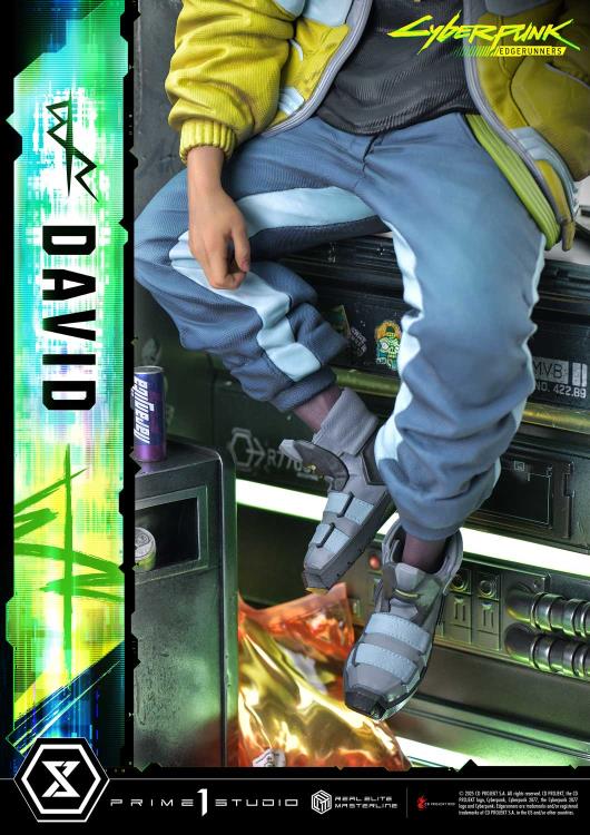 Cyberpunk: Edgerunners Real Elite Masterline David (Deluxe Ver.) 1/4 Scale Statue Gallery Image 38