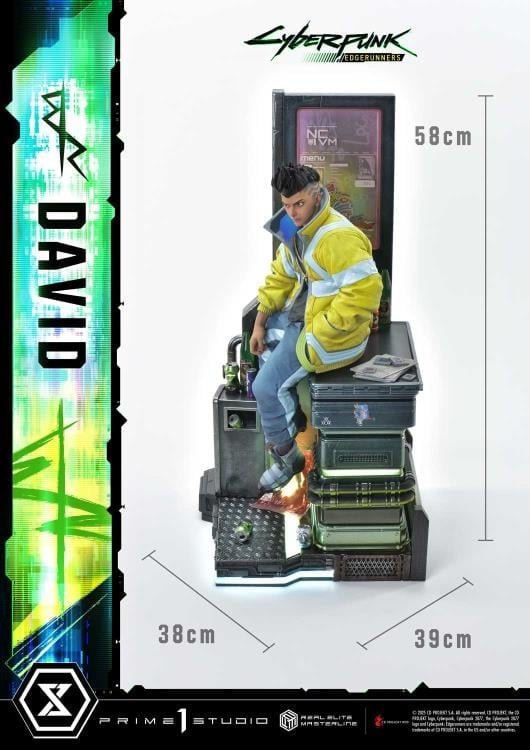 Cyberpunk: Edgerunners Real Elite Masterline David (Deluxe Ver.) 1/4 Scale Statue Gallery Image 8