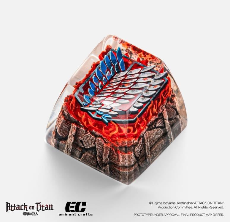 Attack on Titan Scout Regiment Logo Artisan Resin Keycap Gallery Image 4