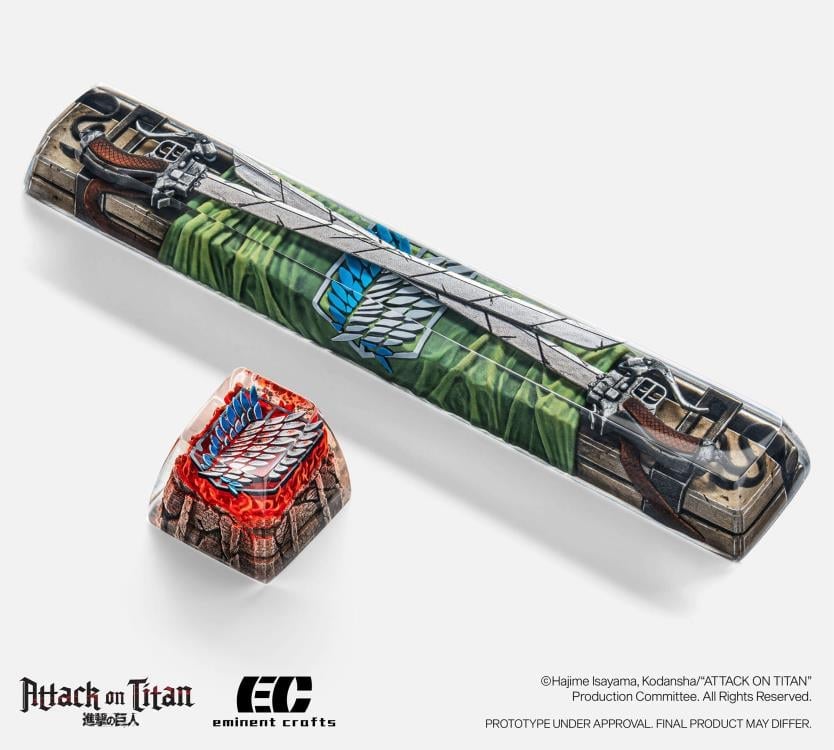 Attack on Titan Scout Regiment Logo Artisan Resin Keycap Gallery Image 9