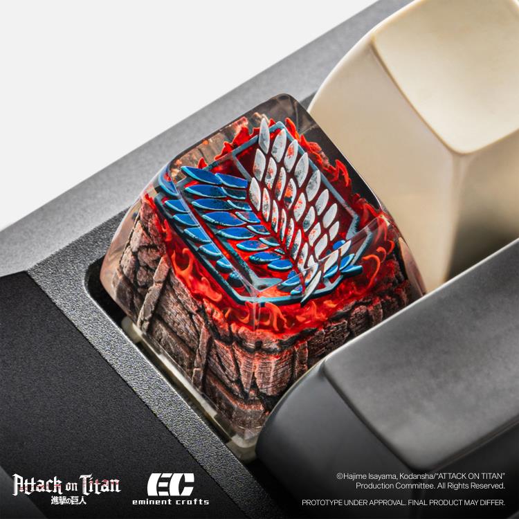 Attack on Titan Scout Regiment Logo Artisan Resin Keycap Gallery Image 5