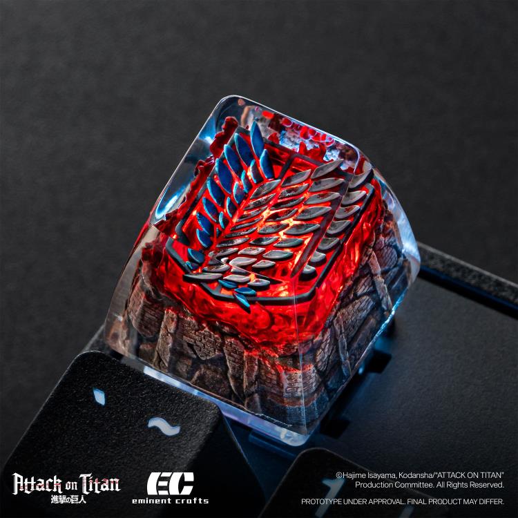 Attack on Titan Scout Regiment Logo Artisan Resin Keycap Gallery Image 6