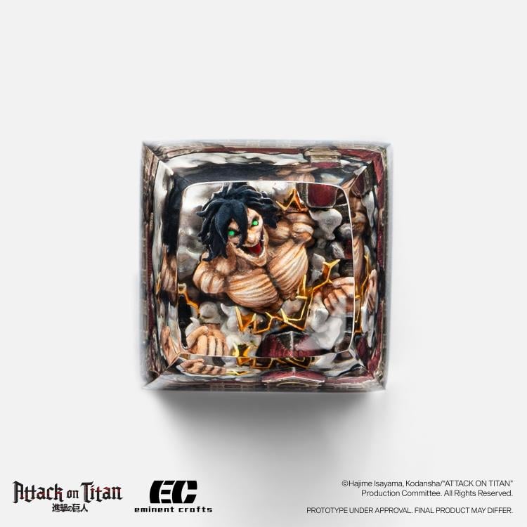 Attack on Titan Attack Titan Artisan Resin Keycap Gallery Image 3