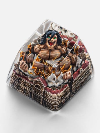 Attack on Titan Attack Titan Artisan Resin Keycap Gallery Image 2