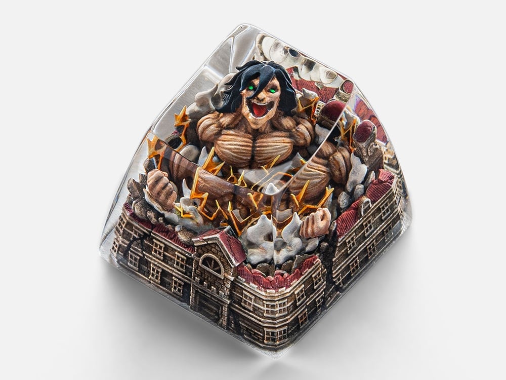 Attack on Titan Attack Titan Artisan Resin Keycap Gallery Image 1