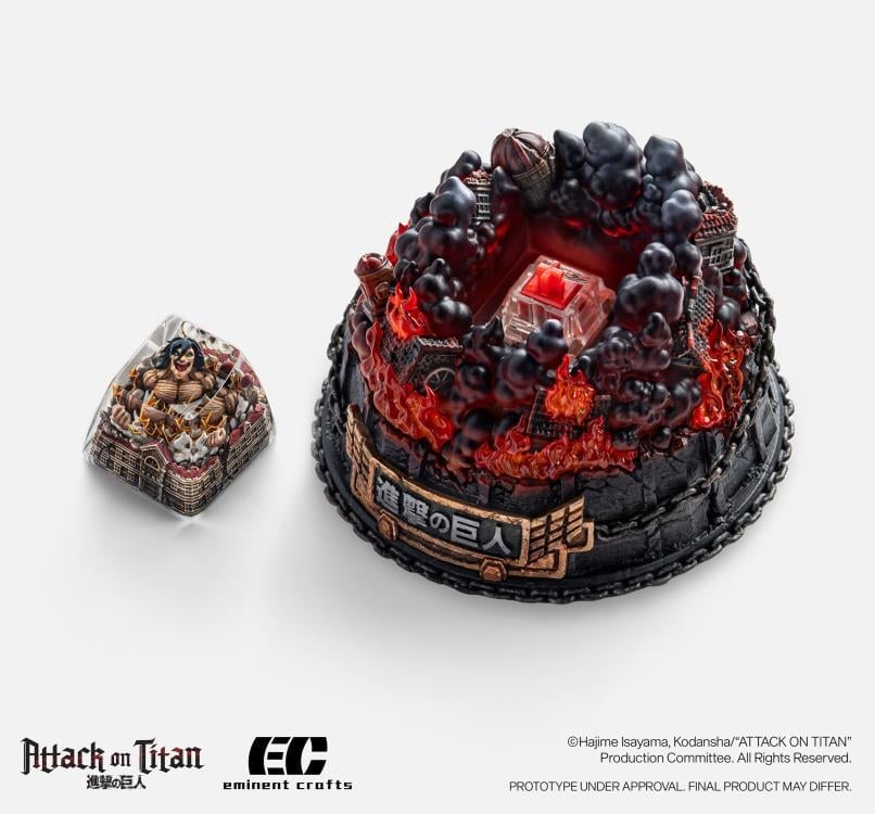 Attack on Titan Attack Titan Artisan Resin Keycap Gallery Image 6