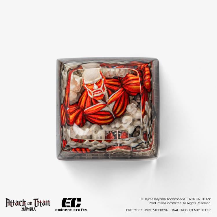 Attack on Titan Colossal Titan Artisan Resin Keycap Gallery Image 3