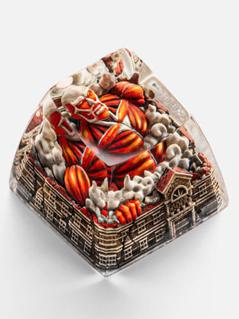 Attack on Titan Colossal Titan Artisan Resin Keycap Gallery Image 2