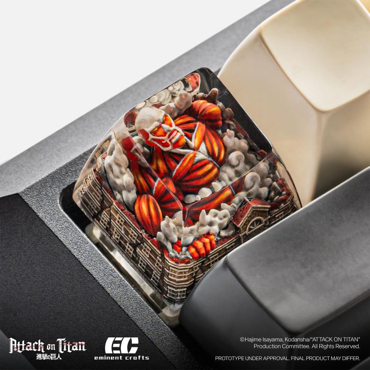 Attack on Titan Colossal Titan Artisan Resin Keycap Gallery Image 5