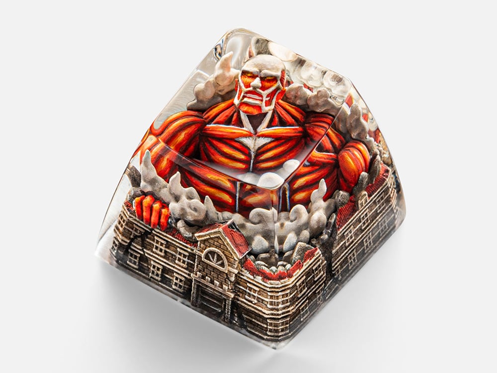 Attack on Titan Colossal Titan Artisan Resin Keycap Gallery Image 1