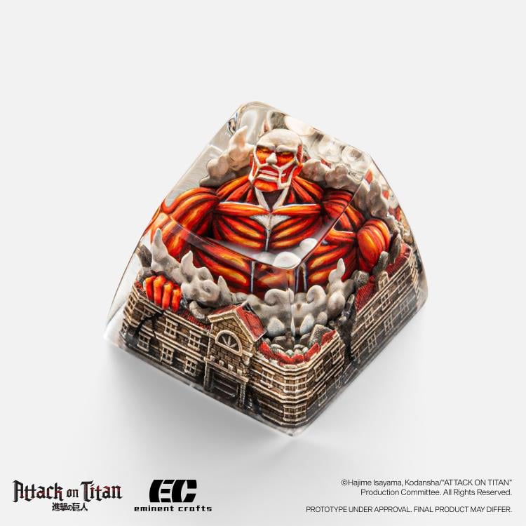 Attack on Titan Colossal Titan Artisan Resin Keycap Gallery Image 4