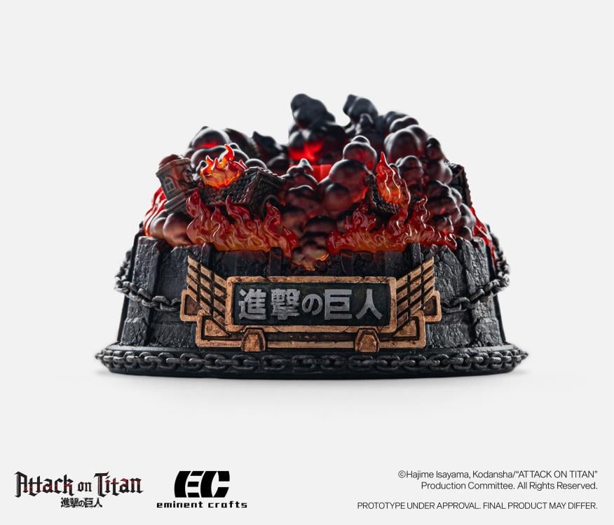 Attack on Titan Fight for Paradis Artisan Resin Diorama Keycap Holder Gallery Image 3