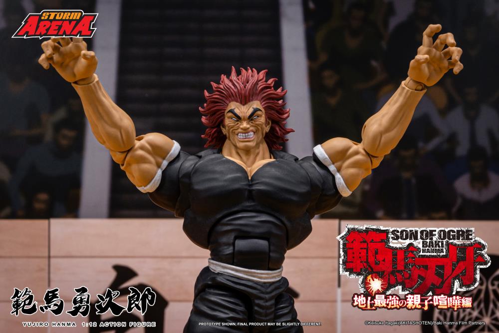 Baki Hanma: Son of Ogre Storm Arena Yujiro Hanma 1/12 Scale Action Figure Gallery Image 4