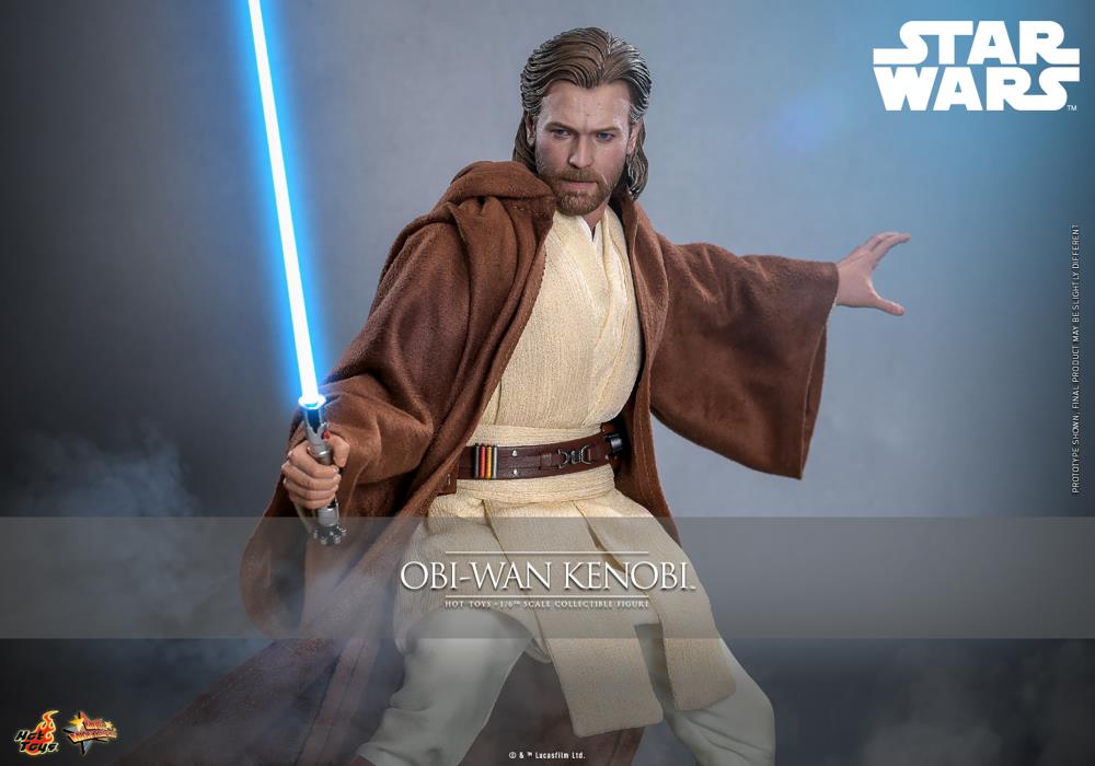 Star Wars: Attack of the Clones MMS808 Obi-Wan Kenobi 1/6th Scale Collectible Figure Gallery Image 3