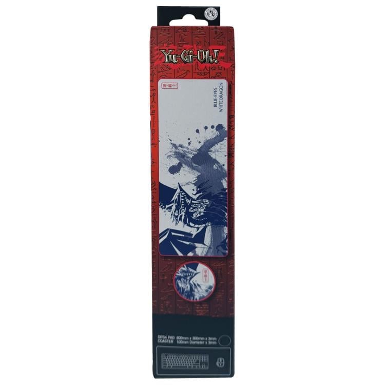 Yu-Gi-Oh! Blue-Eyes White Dragon XL Desk Pad and Coaster Set Gallery Image 5