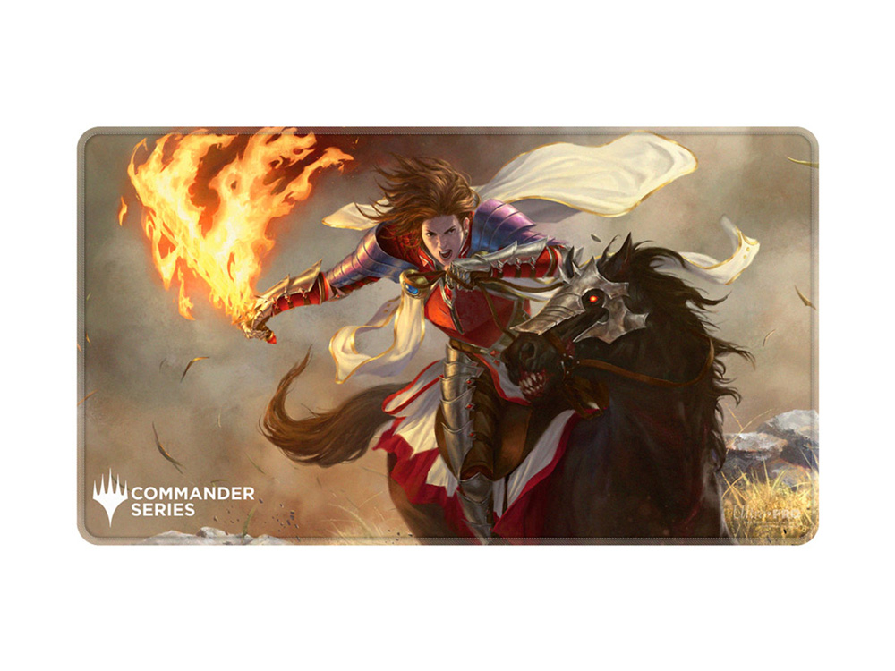Magic: The Gathering: Commander Series Syr Gwyn, Hero of Ashvale Stitched Edge Playmat Gallery Image 1