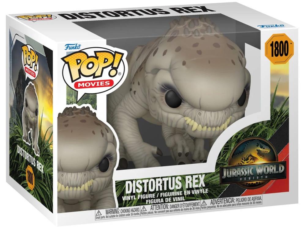 Jurassic World Rebirth Pop! Movies #1800 Distortus Rex Gallery Image 4