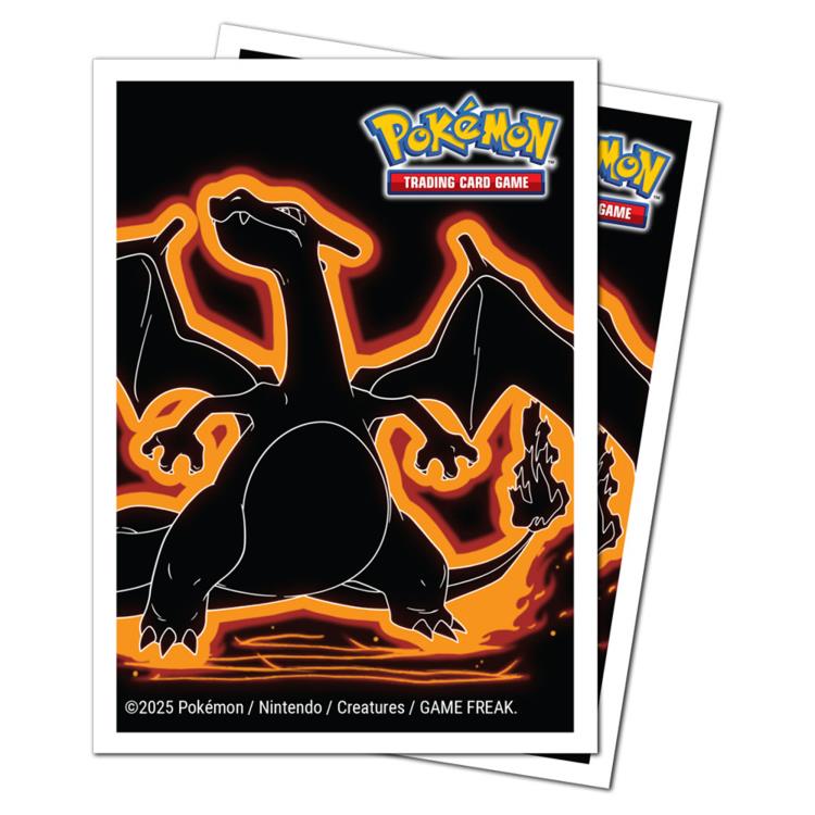 Pokemon Apex Deck Protector Neon Kanto Charizard Card Sleeves (105 Count) Gallery Image 3