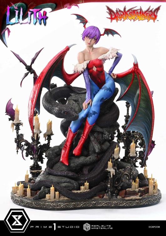 Darkstalkers Real Elite Masterline Lilith 1/4 Scale Statue Gallery Image 7