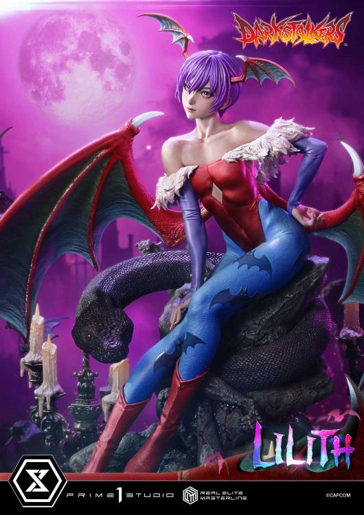 Darkstalkers Real Elite Masterline Lilith 1/4 Scale Statue Gallery Image 31