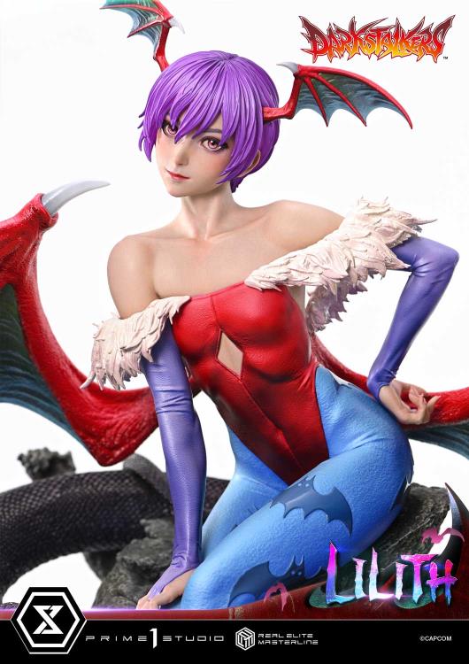 Darkstalkers Real Elite Masterline Lilith 1/4 Scale Statue Gallery Image 10