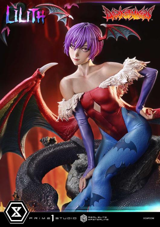 Darkstalkers Real Elite Masterline Lilith 1/4 Scale Statue Gallery Image 27