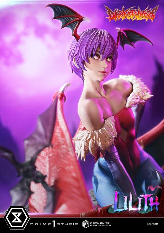 Darkstalkers Real Elite Masterline Lilith 1/4 Scale Statue Gallery Image 32