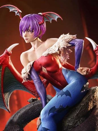 Darkstalkers Real Elite Masterline Lilith 1/4 Scale Statue Gallery Image 2