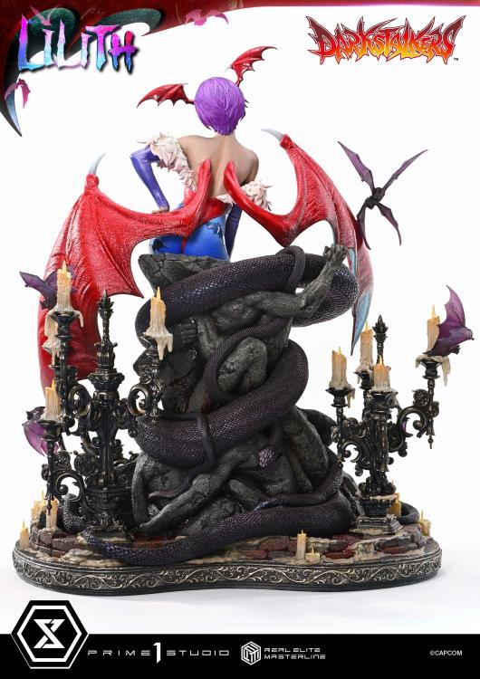 Darkstalkers Real Elite Masterline Lilith 1/4 Scale Statue Gallery Image 5