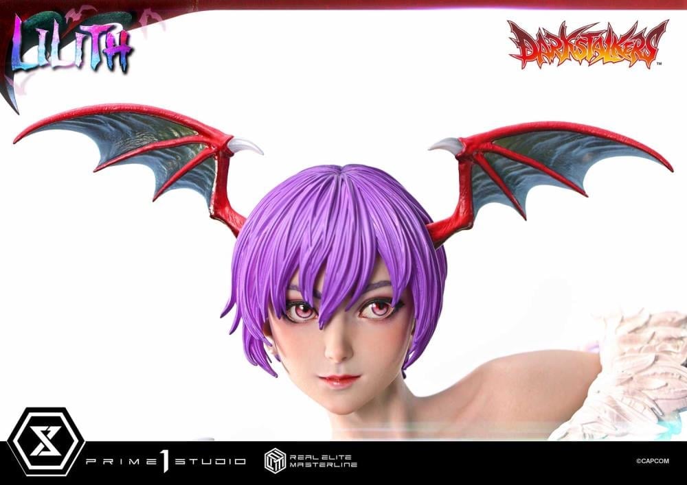 Darkstalkers Real Elite Masterline Lilith 1/4 Scale Statue Gallery Image 16