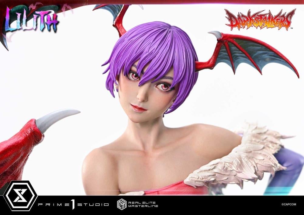 Darkstalkers Real Elite Masterline Lilith 1/4 Scale Statue Gallery Image 15