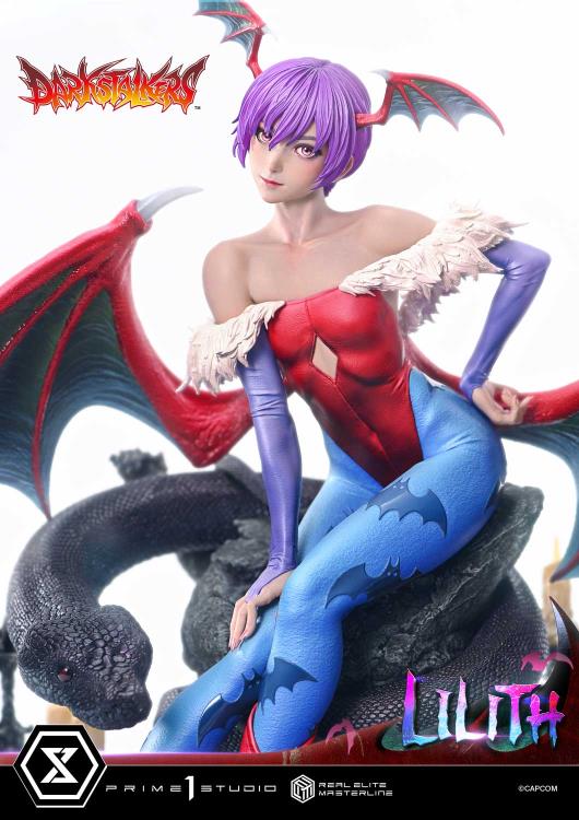 Darkstalkers Real Elite Masterline Lilith 1/4 Scale Statue Gallery Image 9