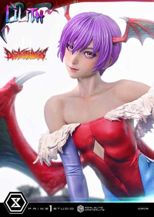 Darkstalkers Real Elite Masterline Lilith 1/4 Scale Statue Gallery Image 11