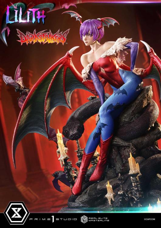 Darkstalkers Real Elite Masterline Lilith 1/4 Scale Statue Gallery Image 25