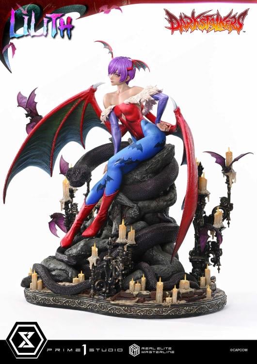 Darkstalkers Real Elite Masterline Lilith 1/4 Scale Statue Gallery Image 4
