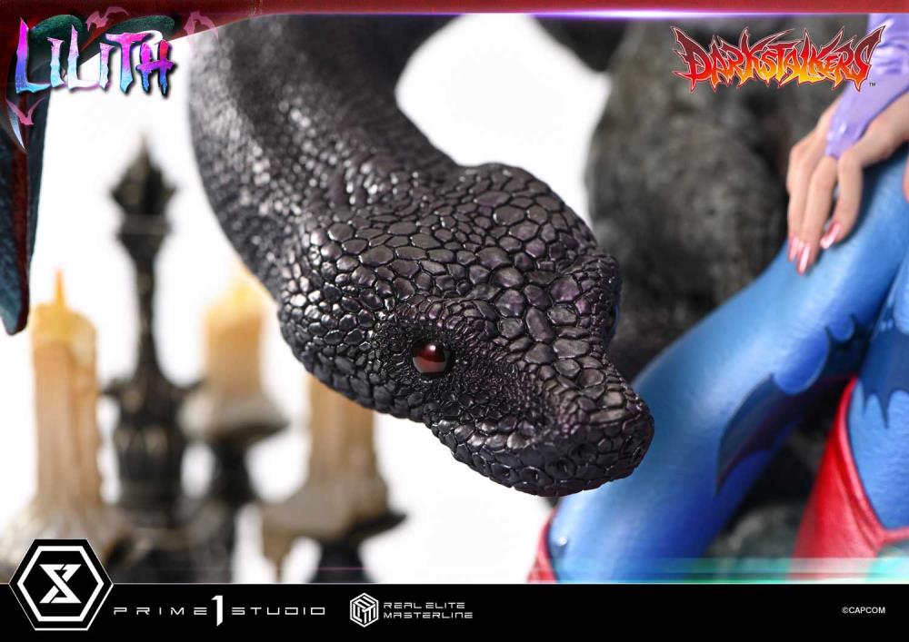 Darkstalkers Real Elite Masterline Lilith 1/4 Scale Statue Gallery Image 21