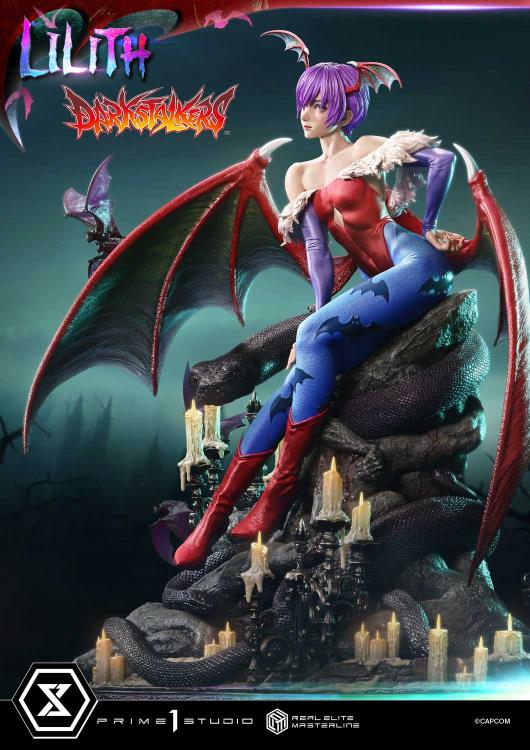Darkstalkers Real Elite Masterline Lilith 1/4 Scale Statue Gallery Image 39