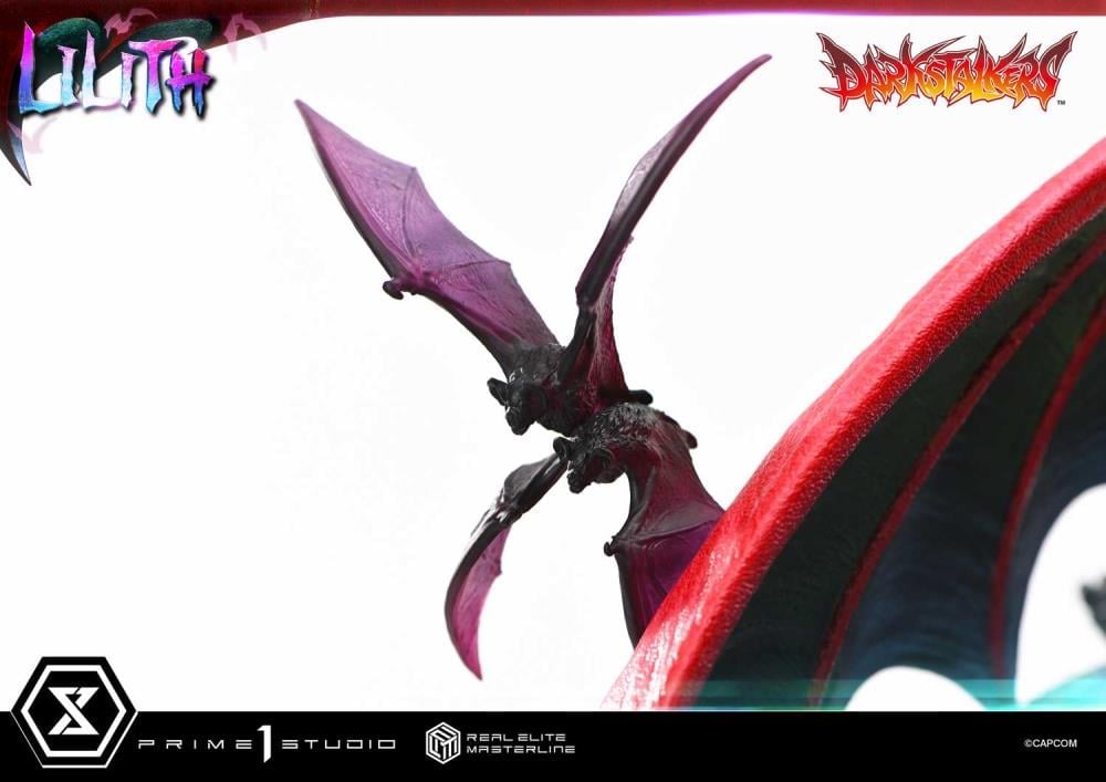 Darkstalkers Real Elite Masterline Lilith 1/4 Scale Statue Gallery Image 17