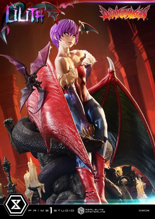 Darkstalkers Real Elite Masterline Lilith 1/4 Scale Statue Gallery Image 26