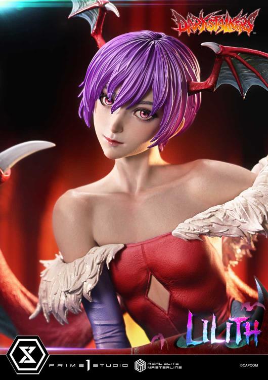 Darkstalkers Real Elite Masterline Lilith 1/4 Scale Statue Gallery Image 28