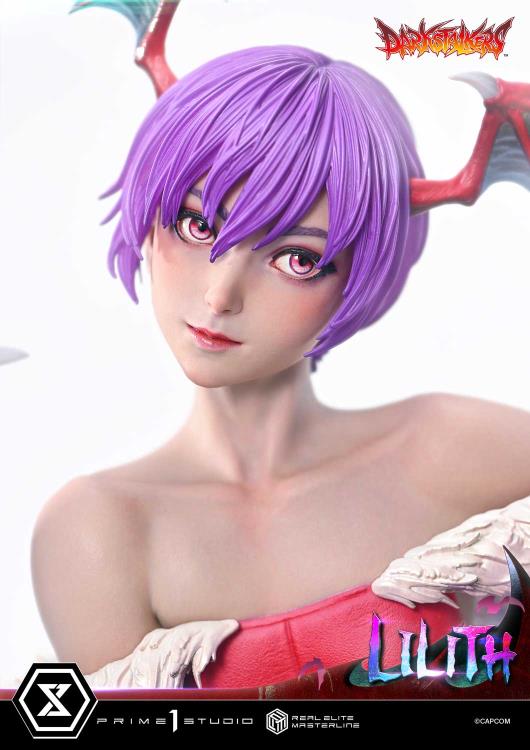 Darkstalkers Real Elite Masterline Lilith 1/4 Scale Statue Gallery Image 12