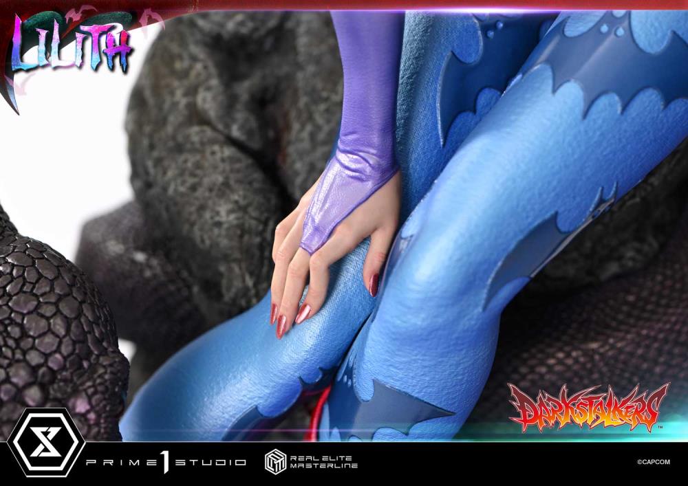 Darkstalkers Real Elite Masterline Lilith 1/4 Scale Statue Gallery Image 20
