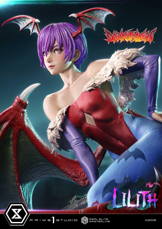 Darkstalkers Real Elite Masterline Lilith 1/4 Scale Statue Gallery Image 41