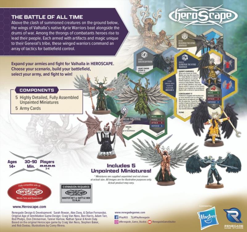 Heroscape: Revna’s Rebuke: Kyrie Warriors Army Expansion Gallery Image 4