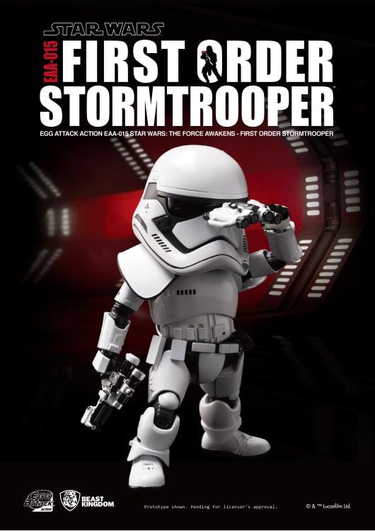 Star Wars Egg Attack Action EAA-015 First Order Stormtrooper (The Force Awakens) Gallery Image 6