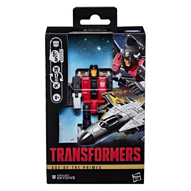 Transformers: Age of the Primes Deluxe Class Aerialbot Skydive Action Figure Gallery Image 14